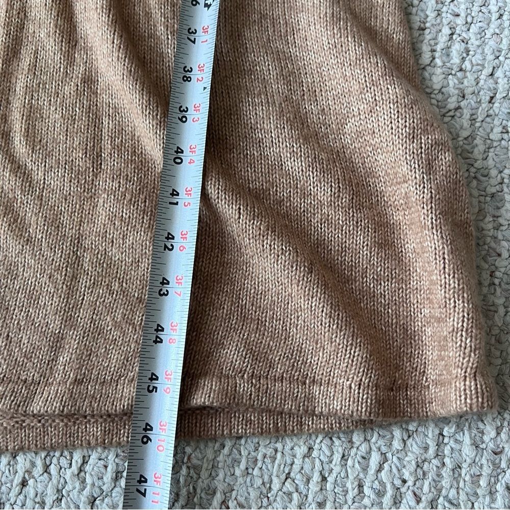 RACHEL ZOE Long Sleeve Tan Midi Dress Size Small - Picture 10 of 10